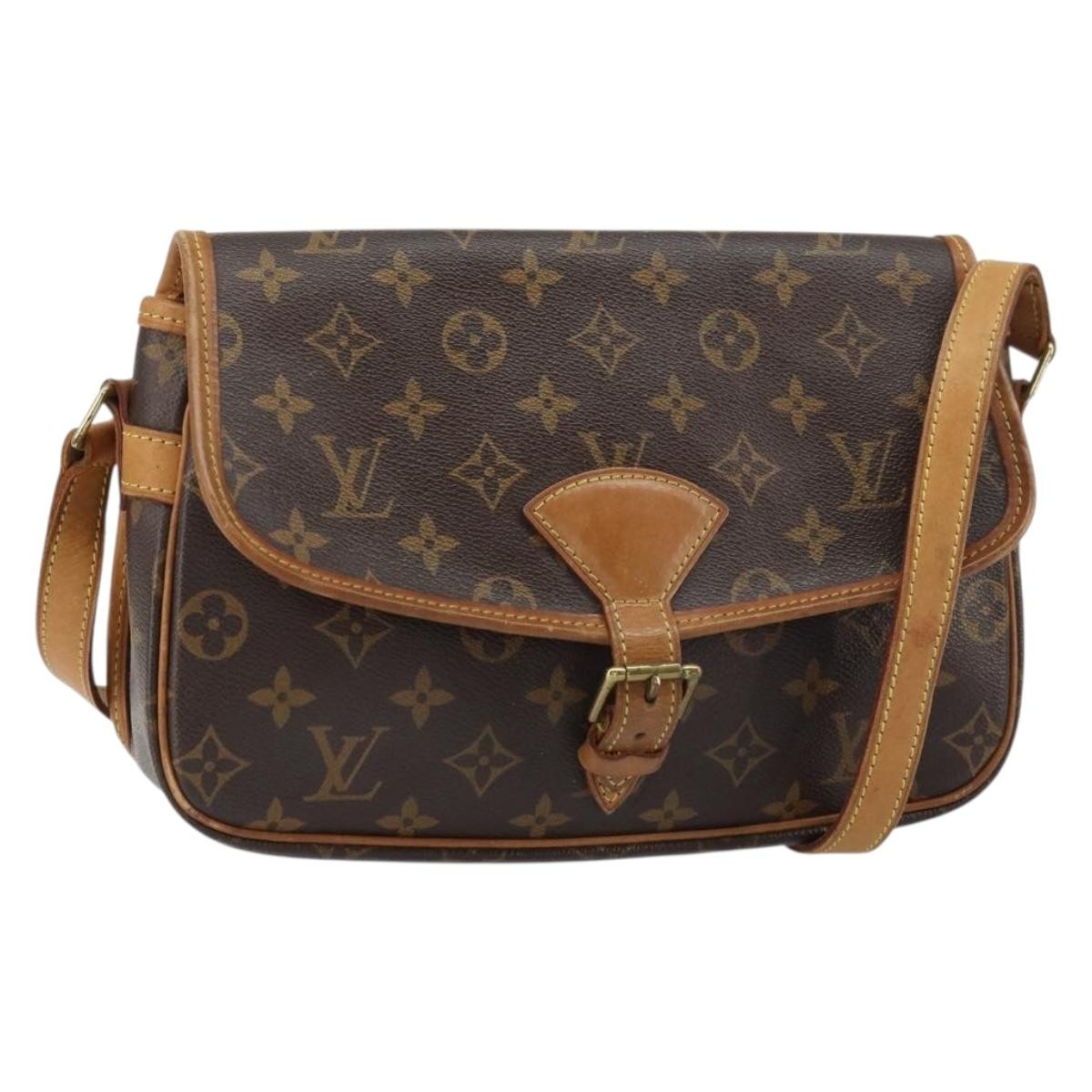 Louis Vuitton Sologne Monogram Canvas Brown Canvas Shoulder Bag Bag (Pre-Owned)