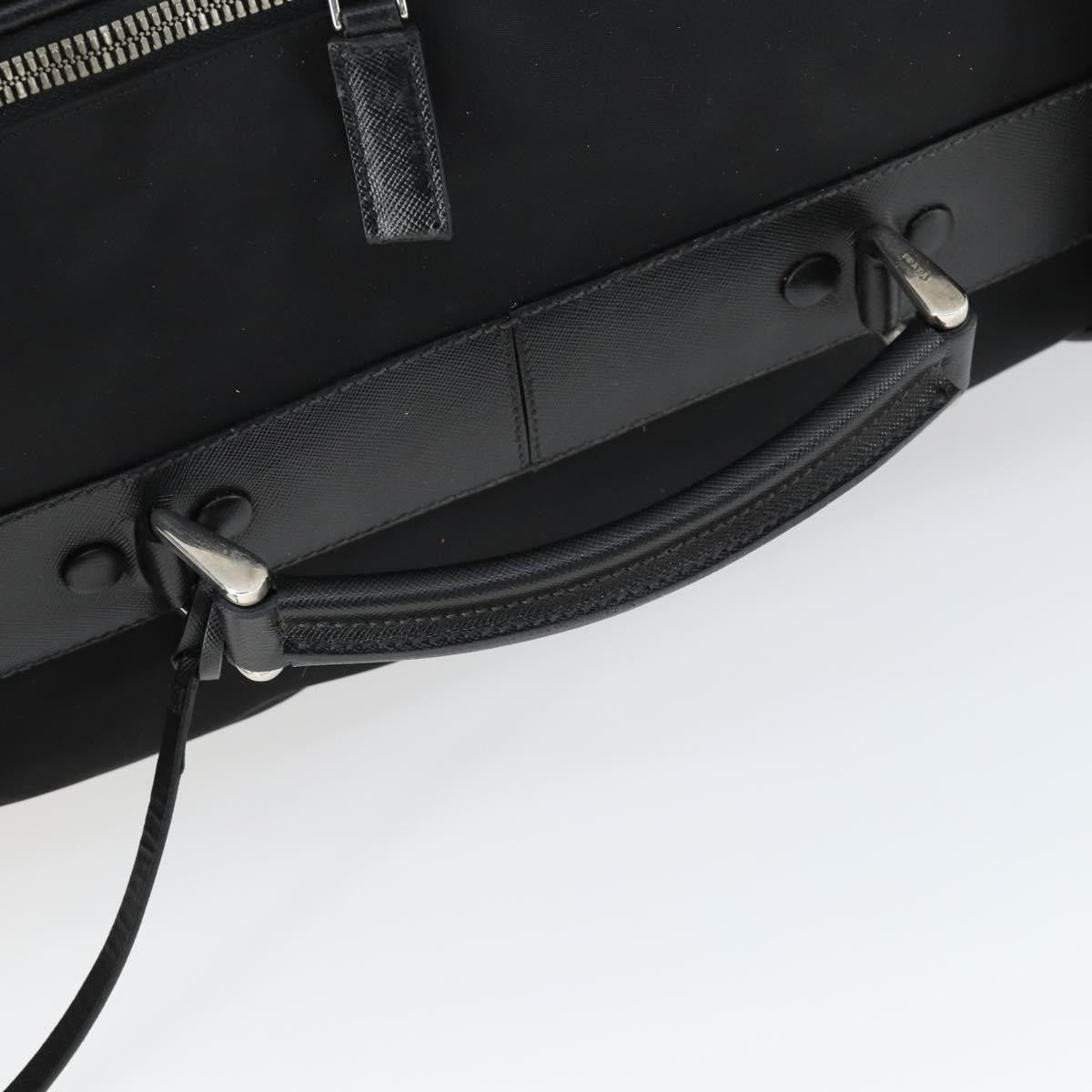 Prada Suitcase Re-Nylon And Saffiano Re-Nylon And Saffiano Black Nylon Travel Bag Bag (Pre-Owned)