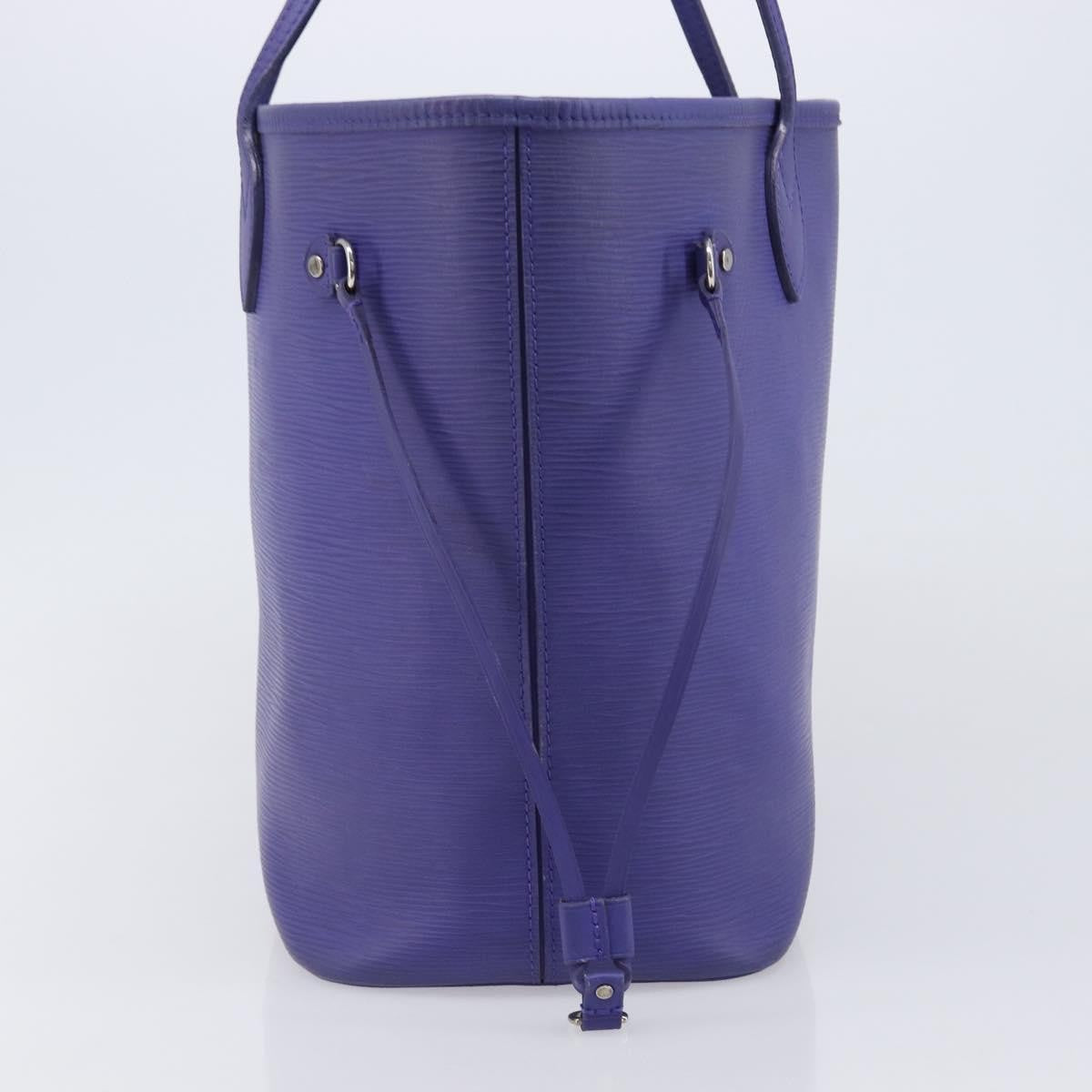 Louis Vuitton Neverfull Epi Leather Purple Leather Tote Bag Bag (Pre-Owned)