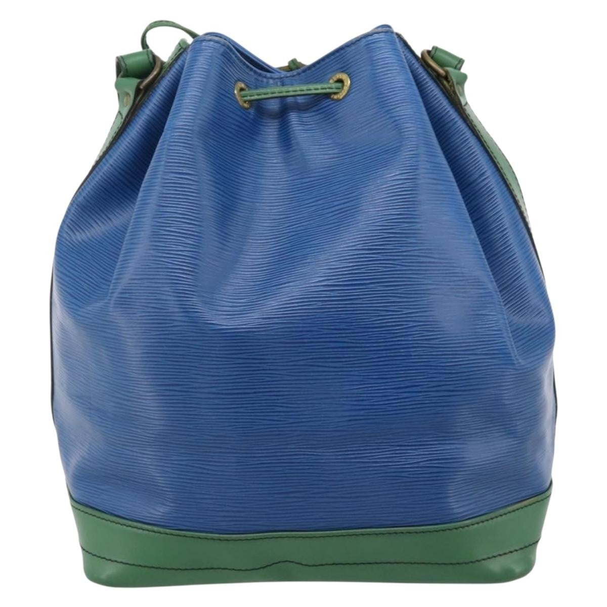 Louis Vuitton Bicolor Noe Epi Leather Blue Leather Handbag (Pre-Owned)