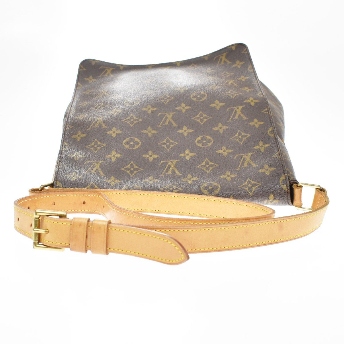 Louis Vuitton Musette Perforated Monogram Canvas Brown Canvas Handbag (Pre-Owned)