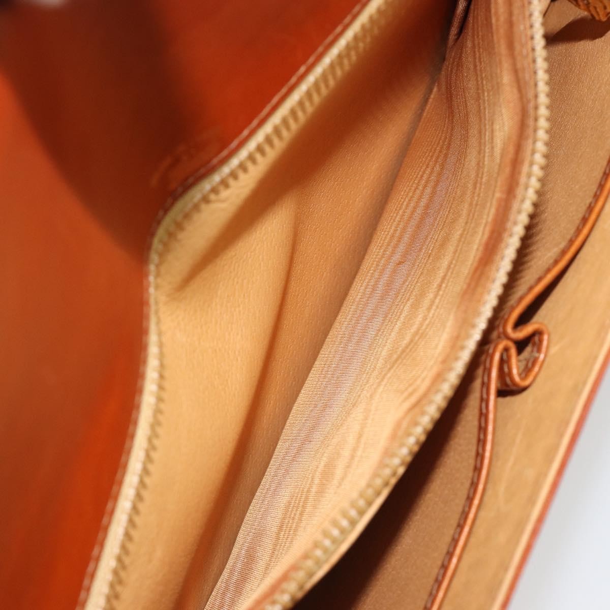 Gucci Vintage Clutch Leather Brown Leather Clutche & Pouche Bag (Pre-Owned)