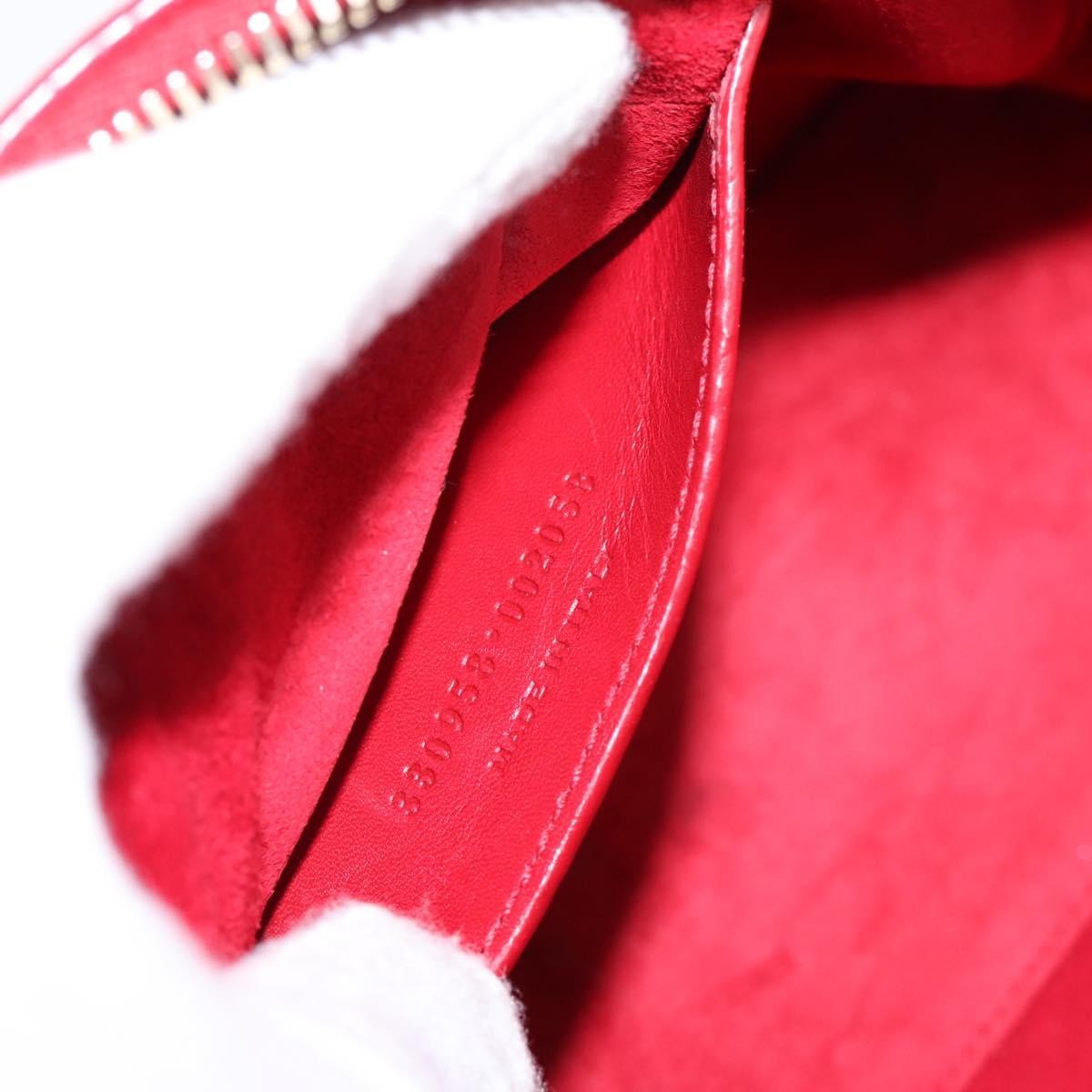 Saint Laurent Classic Baby Duffle Leather Red Leather Handbag (Pre-Owned)