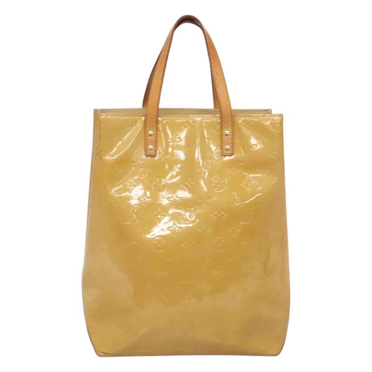 Louis Vuitton Reade Monogram Vernis Beige Patent_Leather Tote Bag Bag (Pre-Owned)