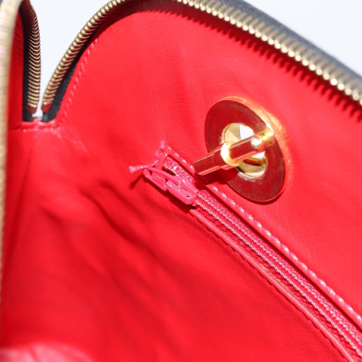 Celine Shoulder Leather Black Leather Shoulder Bag Bag (Pre-Owned)