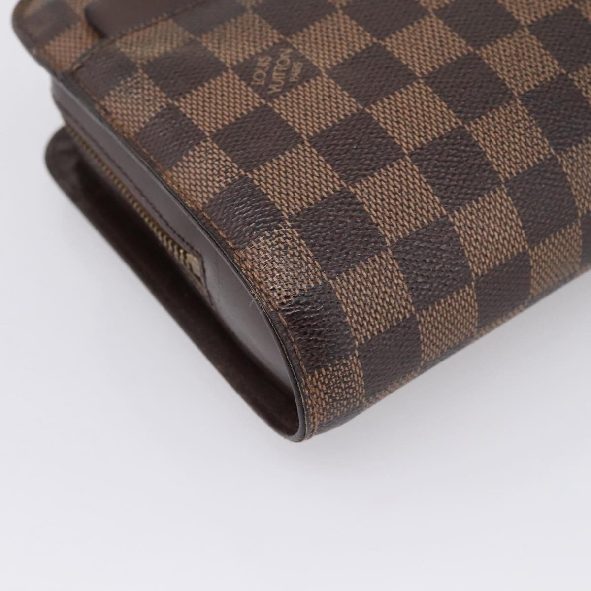 Louis Vuitton Pochette Saint Louis Damier Brown Canvas Clutche & Pouche Bag (Pre-Owned)