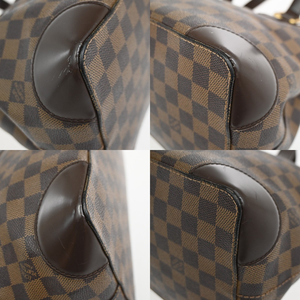 Louis Vuitton Hampstead Damier Brown Canvas Handbag (Pre-Owned)