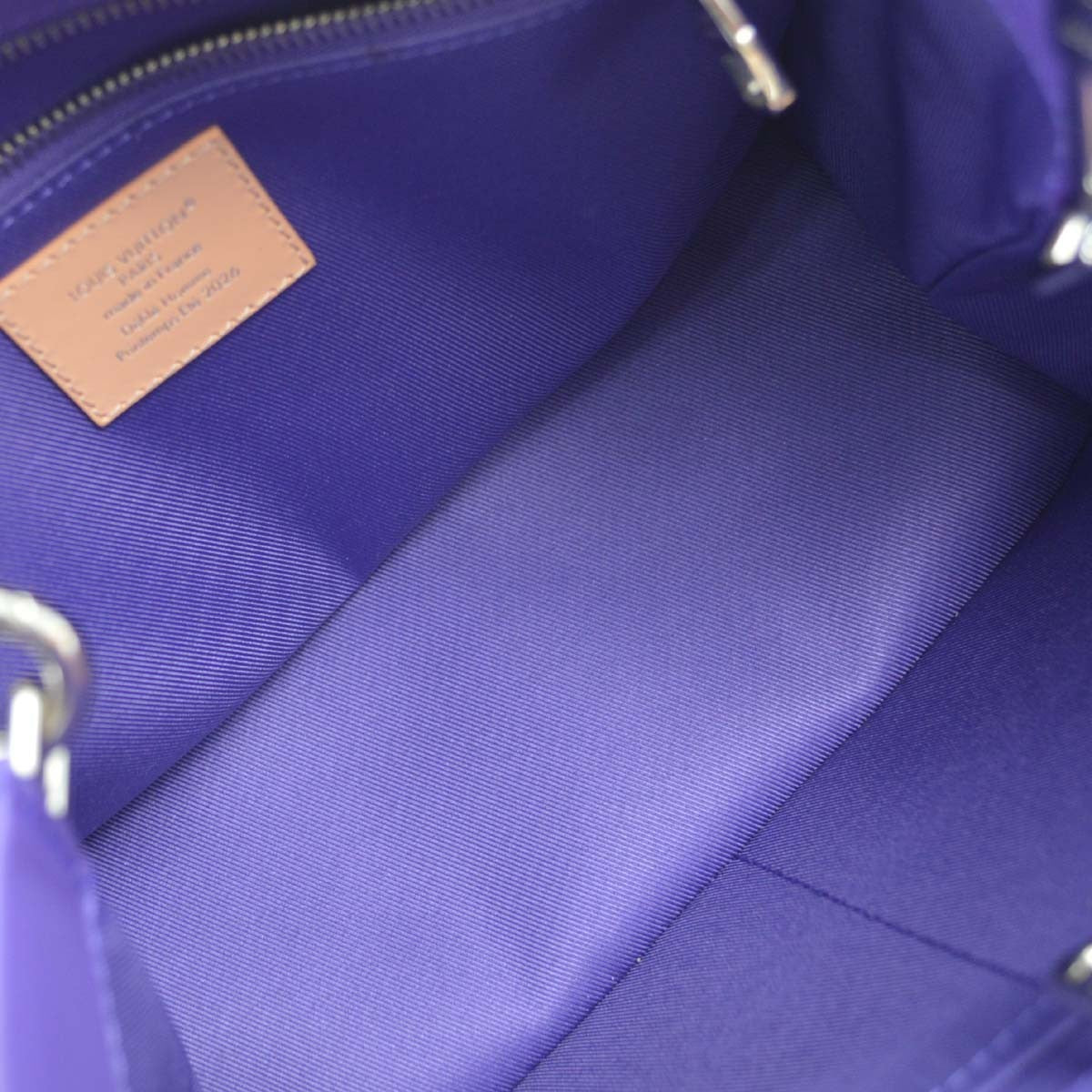 Louis Vuitton Shopper Leather Purple Leather Tote Bag Bag (Pre-Owned)