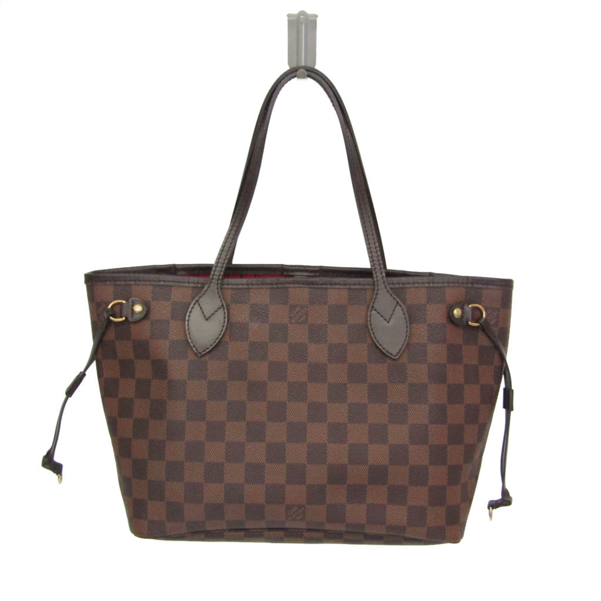 Louis Vuitton Neverfull Damier Brown Canvas Tote Bag Bag (Pre-Owned)