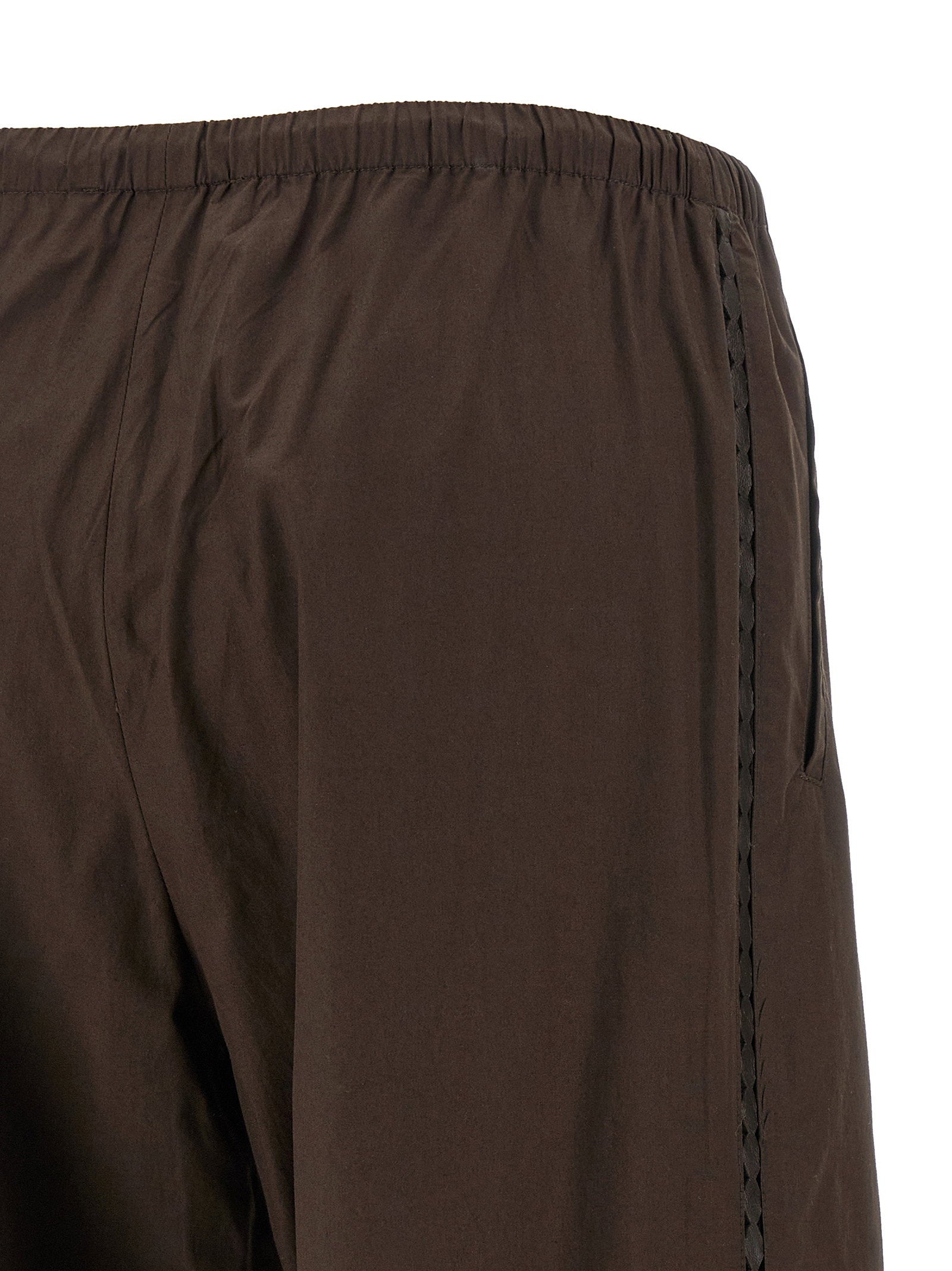 Yves Salomon Women's Leather Insert Pants