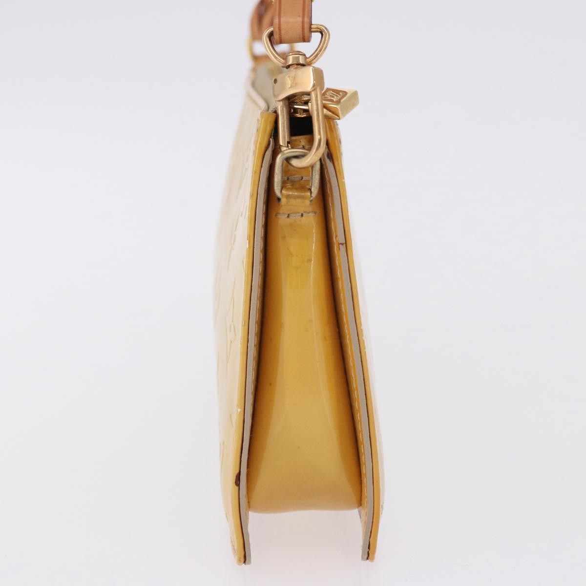 Louis Vuitton Lexington Pochette Monogram Vernis Beige Patent_Leather Clutche & Pouche Bag (Pre-Owned)
