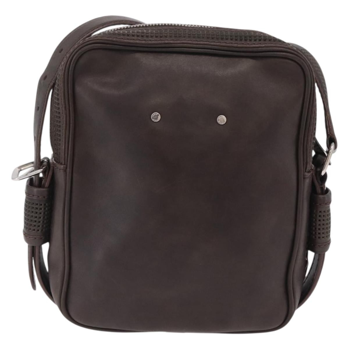 Louis Vuitton Bequia Trotter Messenger Nomade Leather Brown Leather Handbag (Pre-Owned)