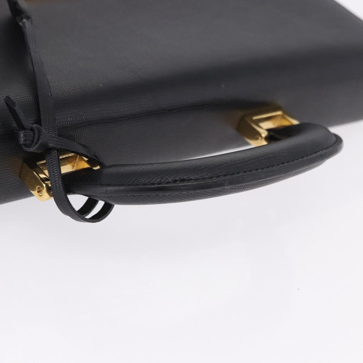 Celine Cartable Business Leather Black Leather Briefcase Bag (Pre-Owned)
