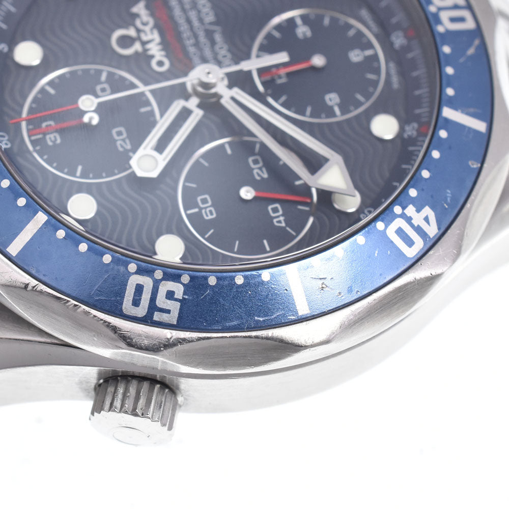 Omega Seamaster Diver 300M Chronometer Chronograph Automatic Stainless Steel Watch (Pre-Owned)