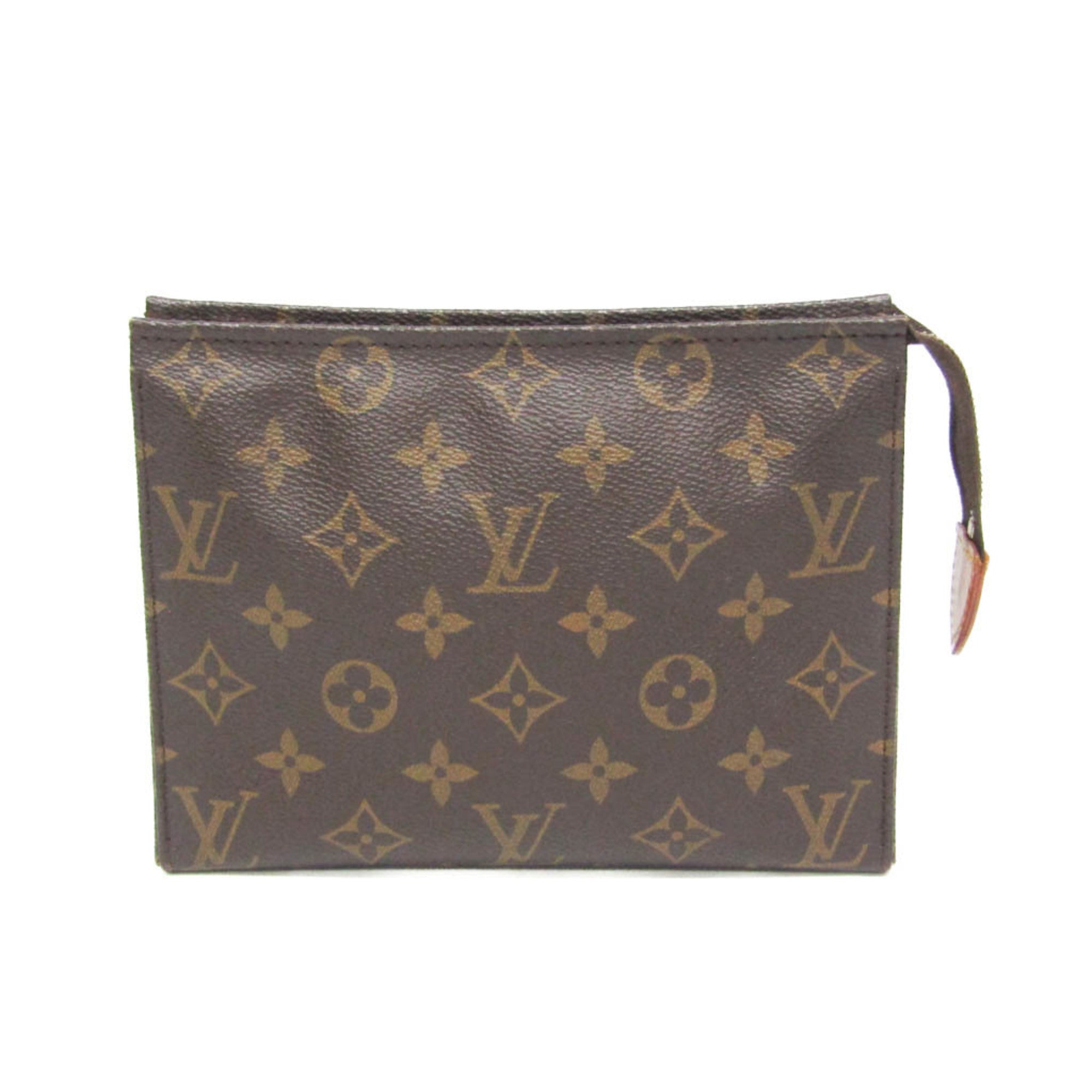 Louis Vuitton Toiletry Monogram Canvas Brown Canvas Clutche & Pouche Bag (Pre-Owned)