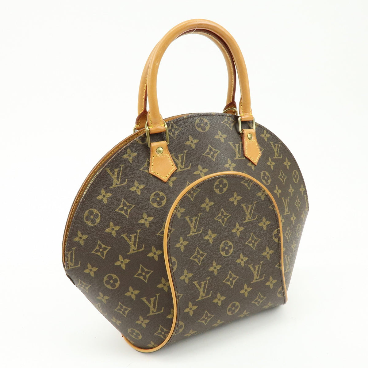 Louis Vuitton Ellipse Monogram Canvas Brown Canvas Handbag (Pre-Owned)