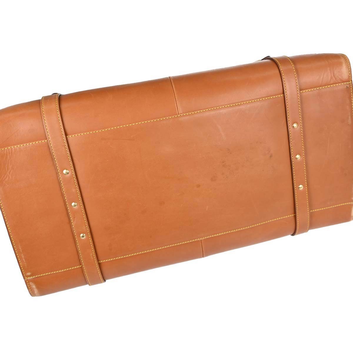 Louis Vuitton Nubie Weekender Nomade Leather Brown Leather Travel Bag Bag (Pre-Owned)