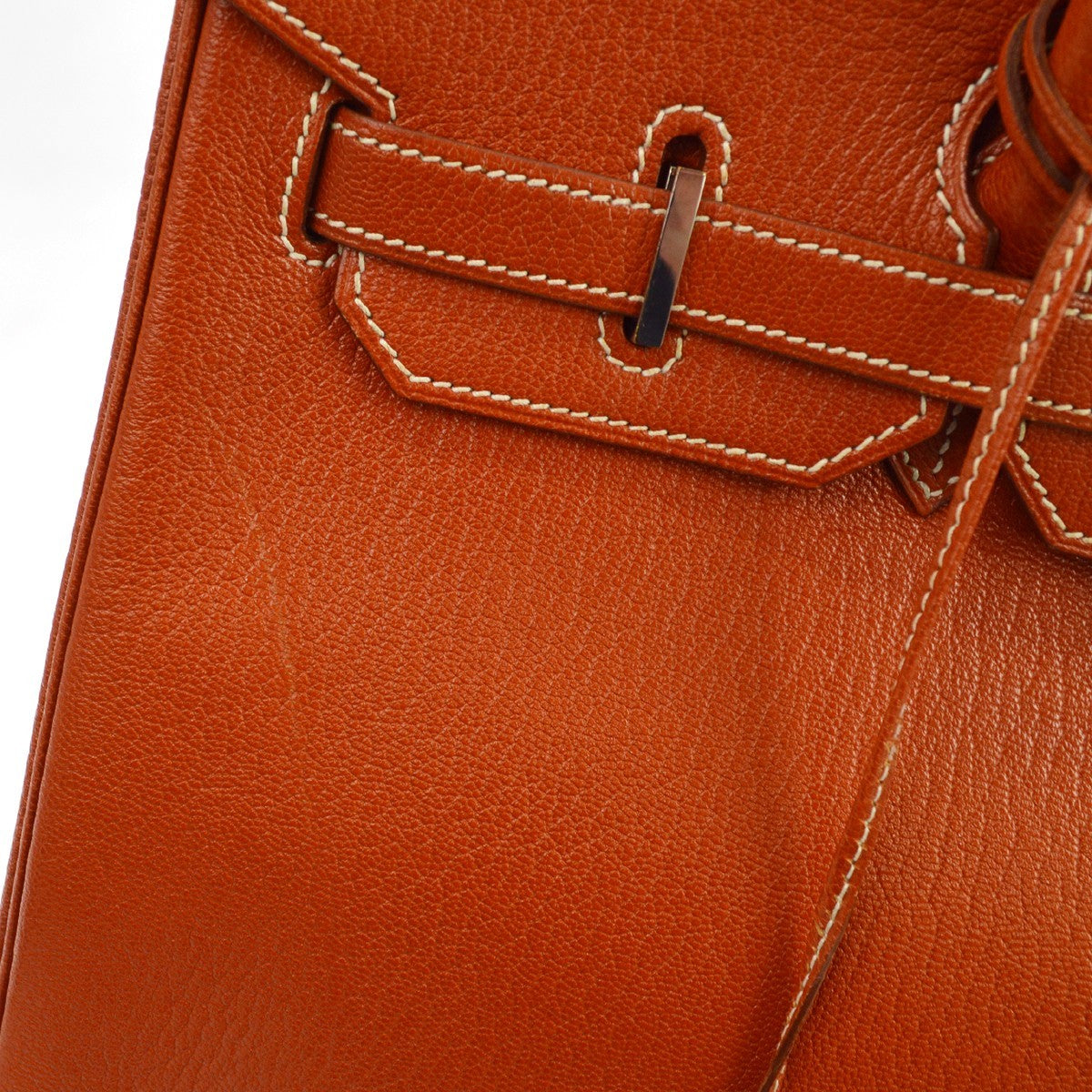 Hermes Birkin Brown Chevre De Coromandel With Gold Hardware Brown Leather Handbag (Pre-Owned)