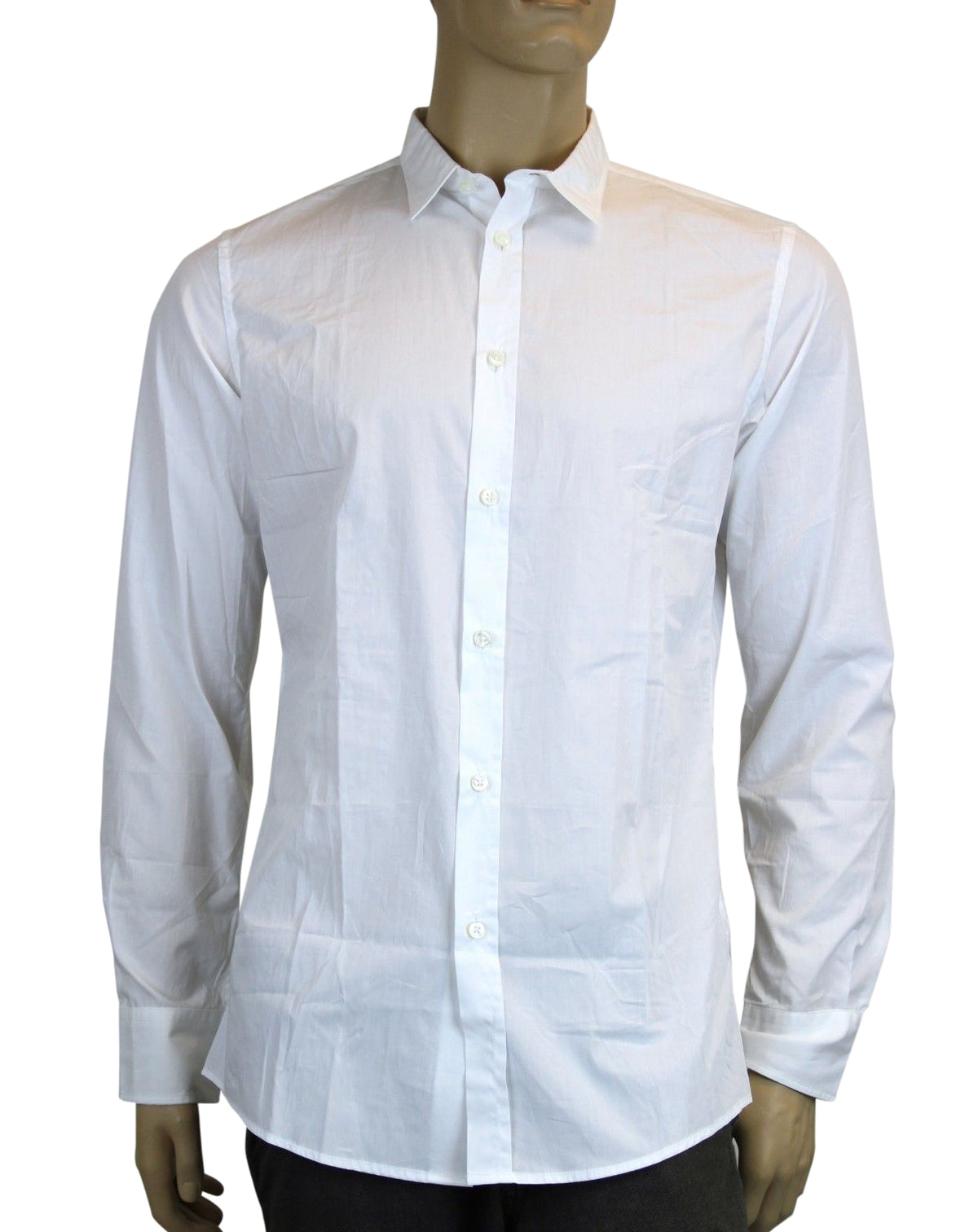 Bottega Veneta Men's White Dress Shirt Top (IT 52 / US 42)