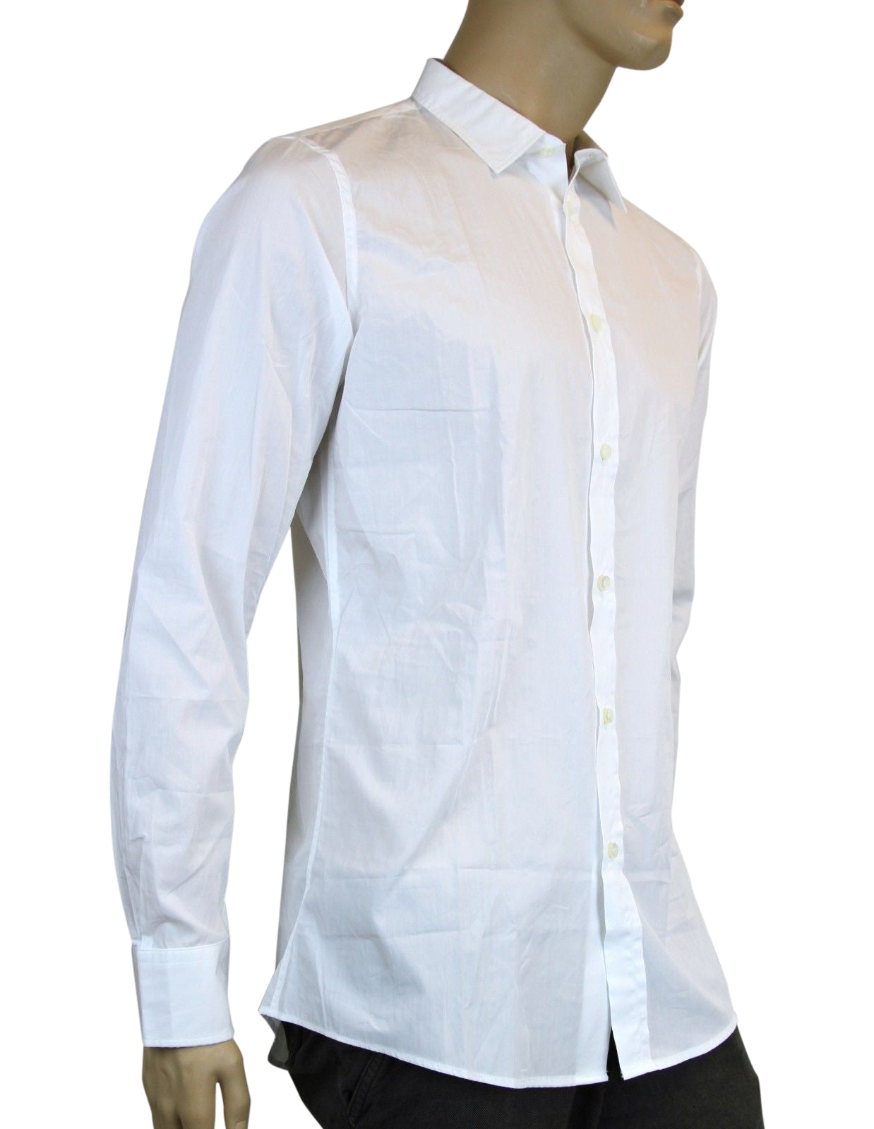 Bottega Veneta Men's White Dress Shirt Top (IT 52 / US 42)