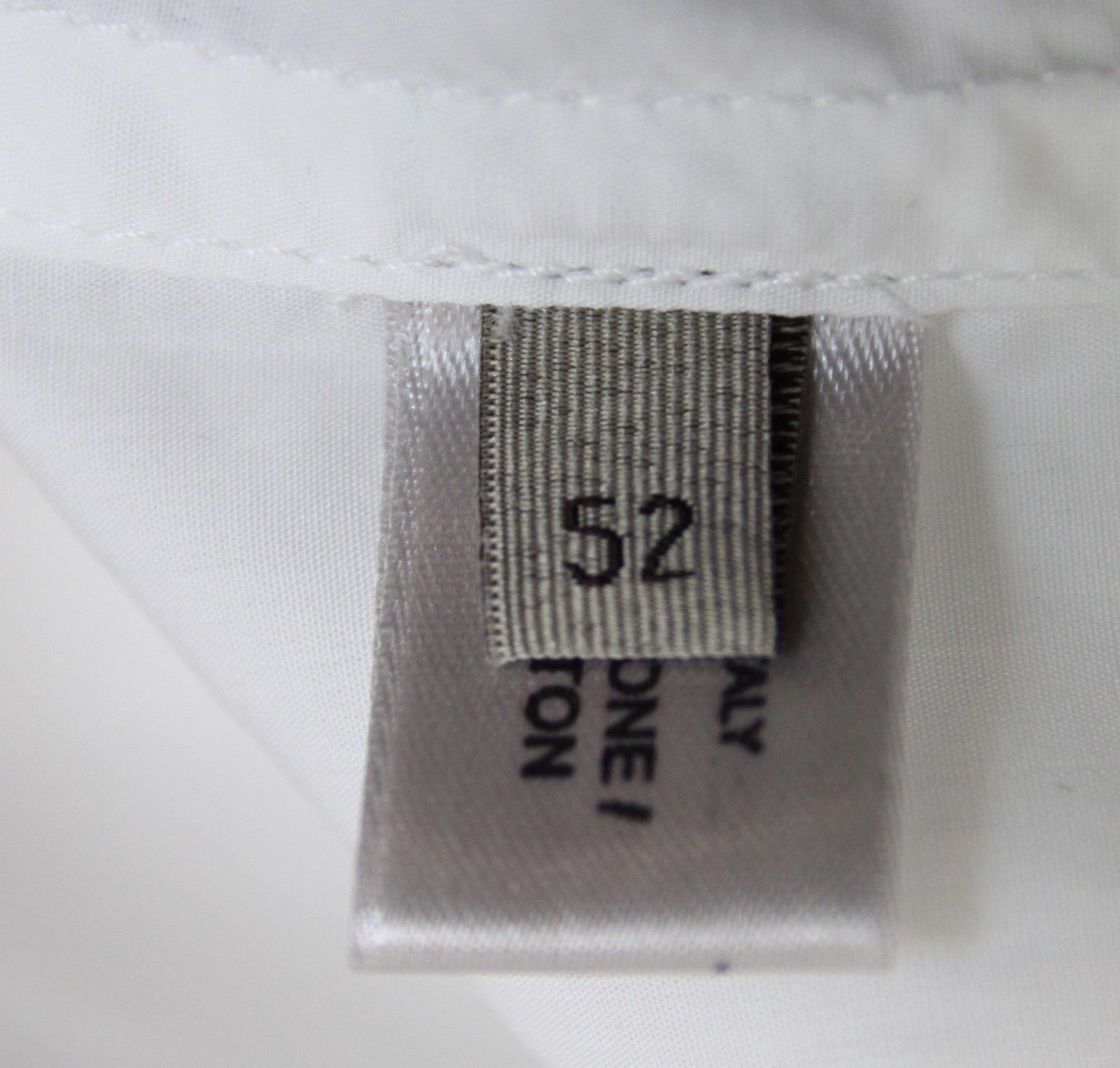 Bottega Veneta Men's White Dress Shirt Top (IT 52 / US 42)