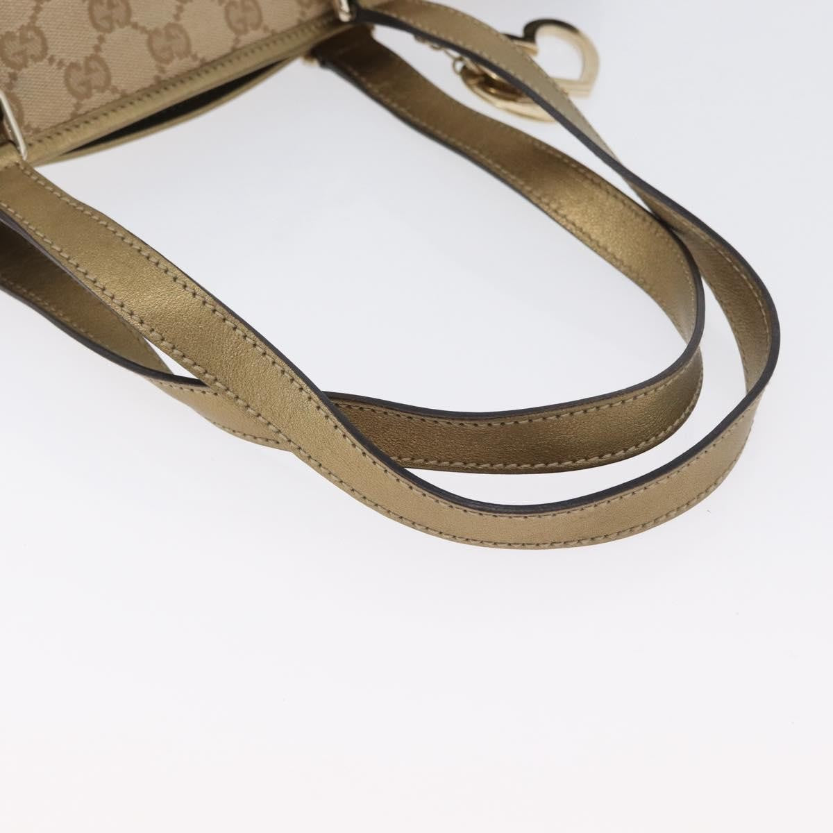 Gucci Jolicoeur Gg Canvas Beige Canvas Tote Bag Bag (Pre-Owned)