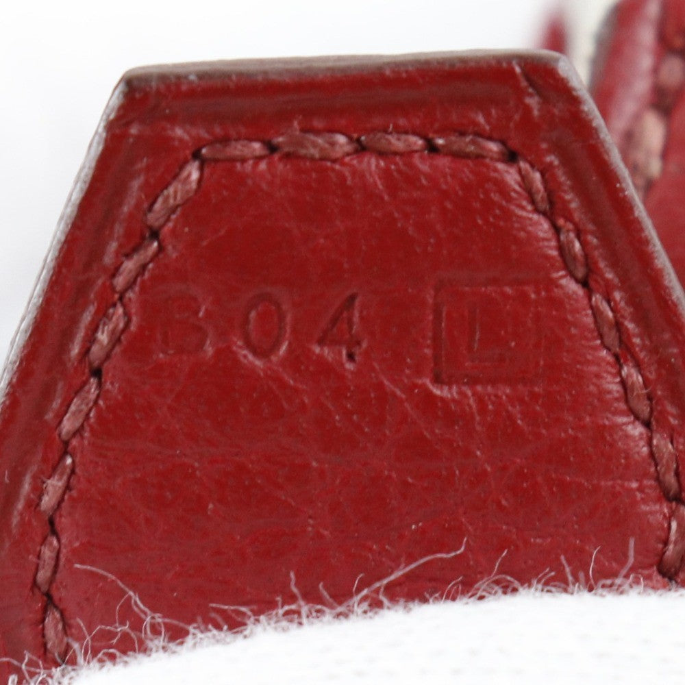 Hermes Bolide Clemence Red Leather Handbag (Pre-Owned)