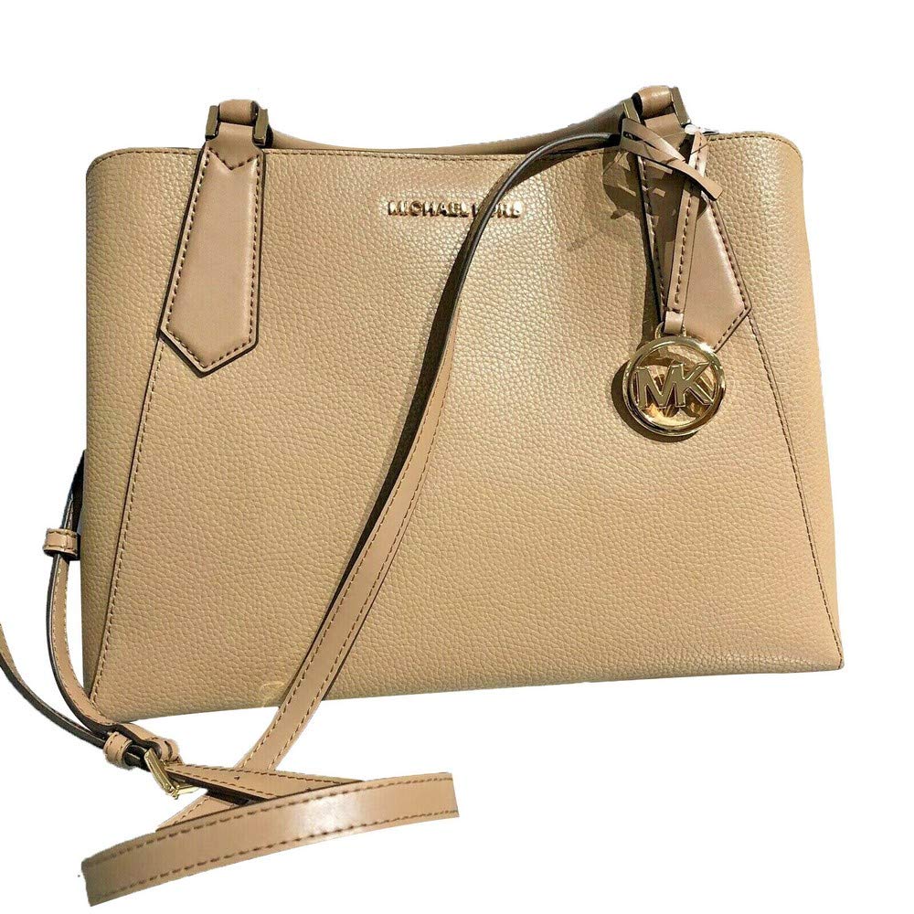 Michael Kors Women's Kimberly Large East West Leather Satchel Shoulder Bag