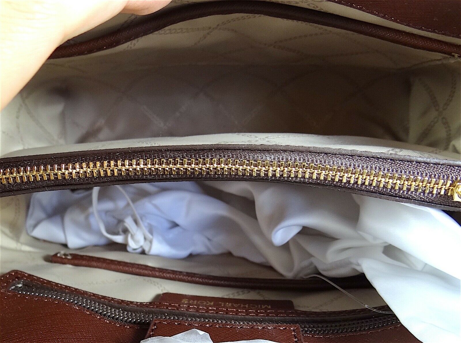 Michael Kors Cynthia Small North South Convertible Satchel