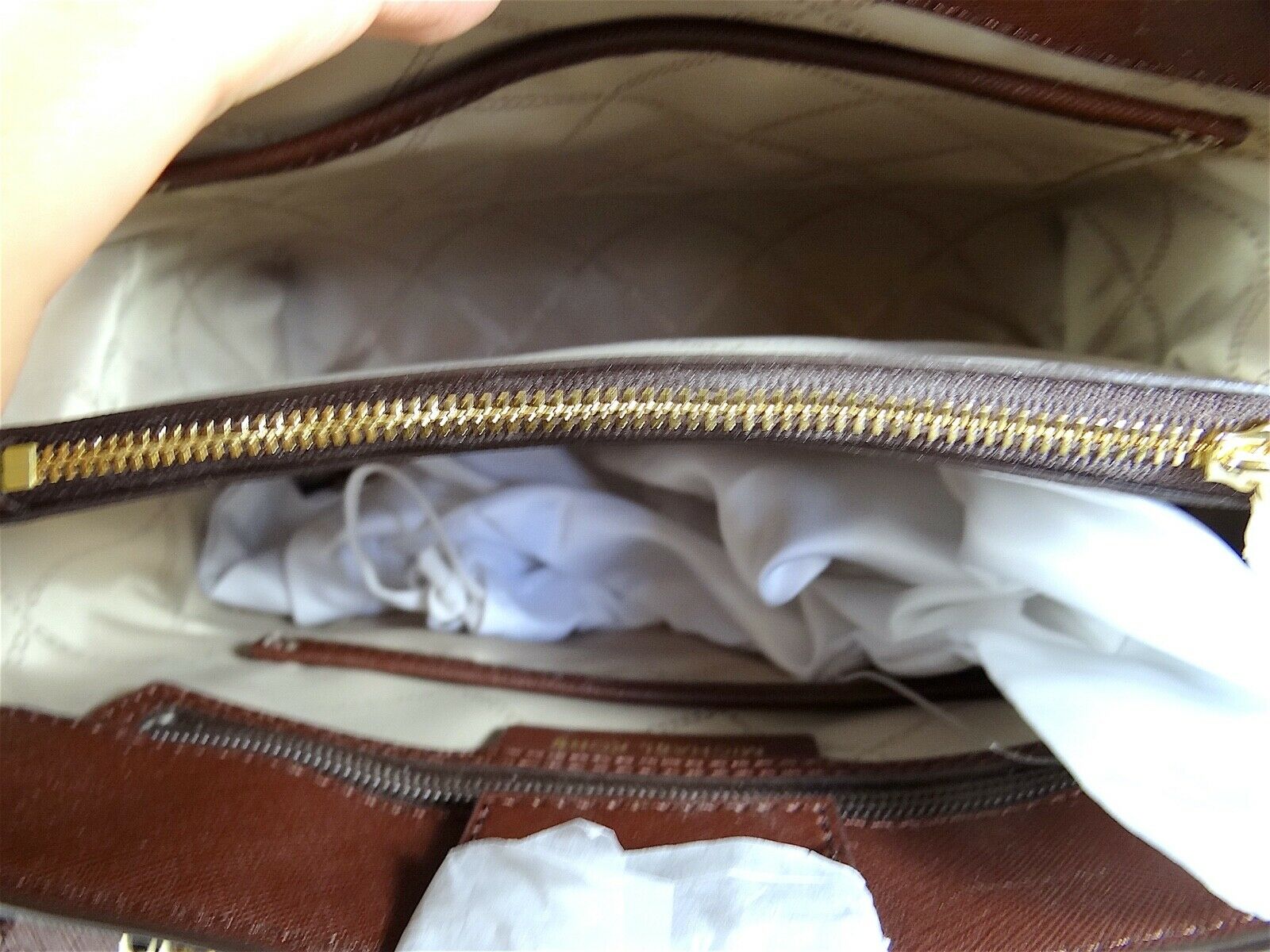 Michael Kors Cynthia Small North South Convertible Satchel