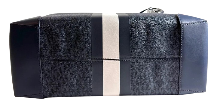 Michael Kors Eva MK Signature PVC Nylon Large tote with Pouch