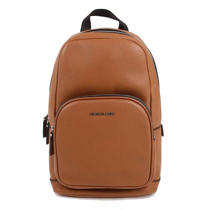 Michael Kors Men's Unisex Cooper Pebbled Leather Commuter Slingpack Backpack
