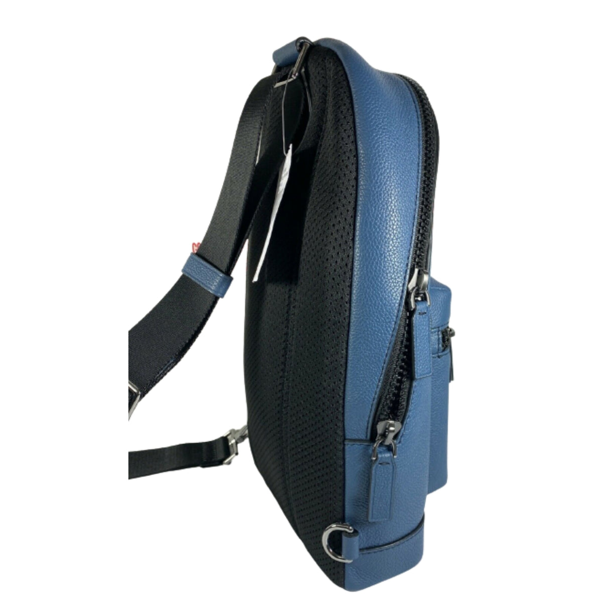 Michael Kors Men's Unisex Cooper Pebbled Leather Commuter Slingpack Backpack