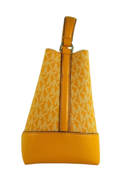 Michael Kors Mercer Gallery XS Convertible Bucket MK Signature Crossbody Bag