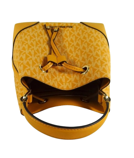 Michael Kors Mercer Gallery XS Convertible Bucket MK Signature Crossbody Bag