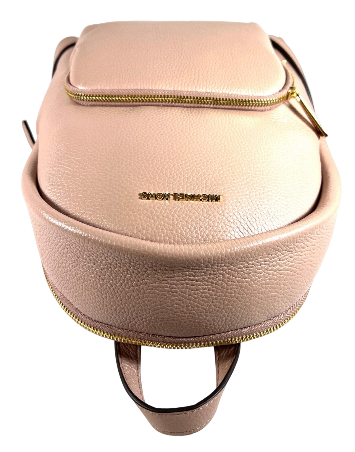 Michael Kors Women's Erin Pebbled Leather Zip Backpack