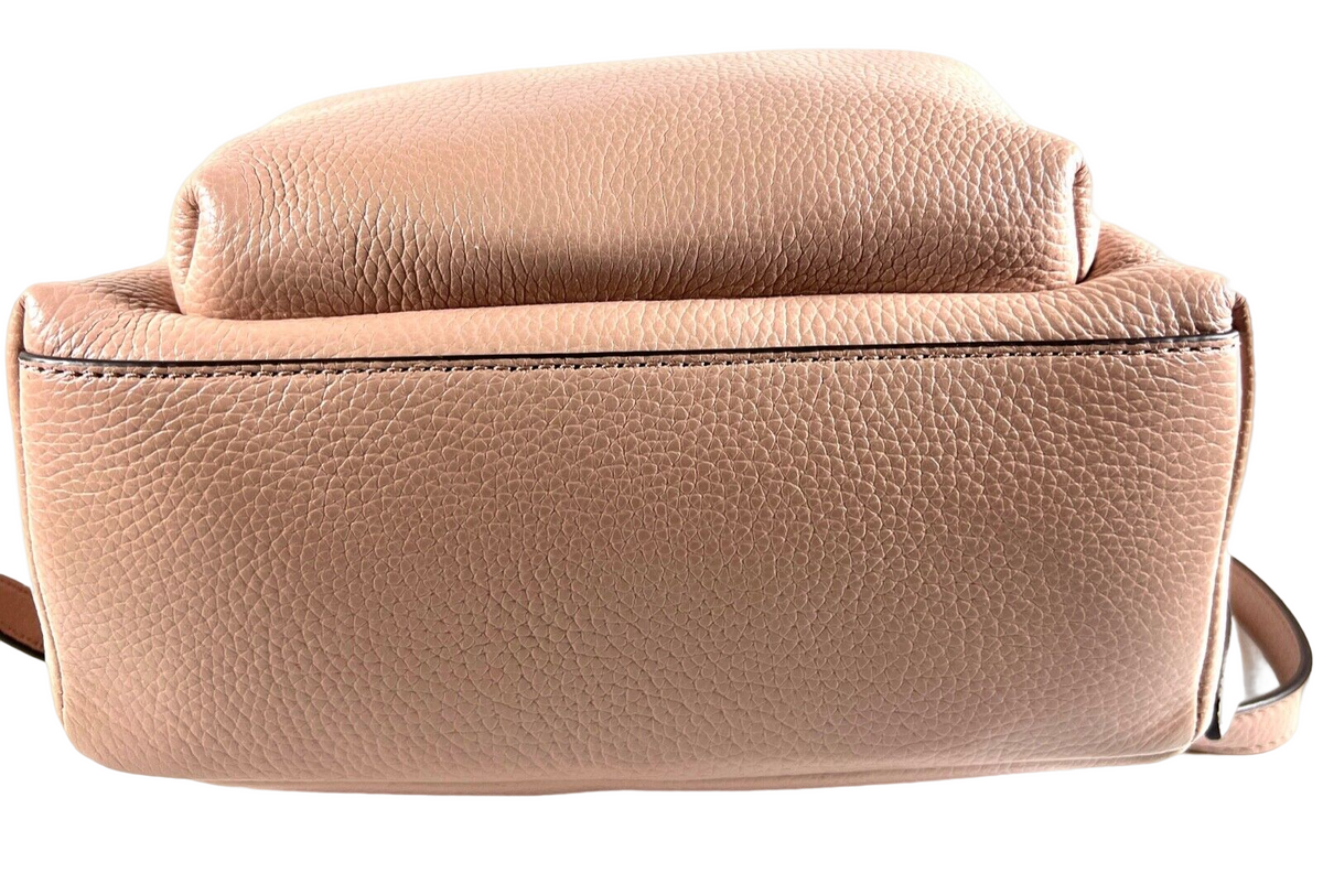 Michael Kors Women's Erin Pebbled Leather Zip Backpack