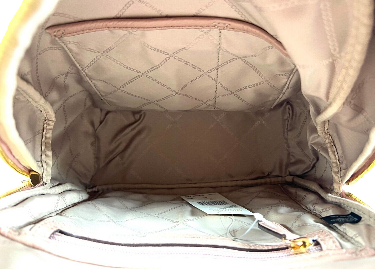 Michael Kors Women's Erin Pebbled Leather Zip Backpack
