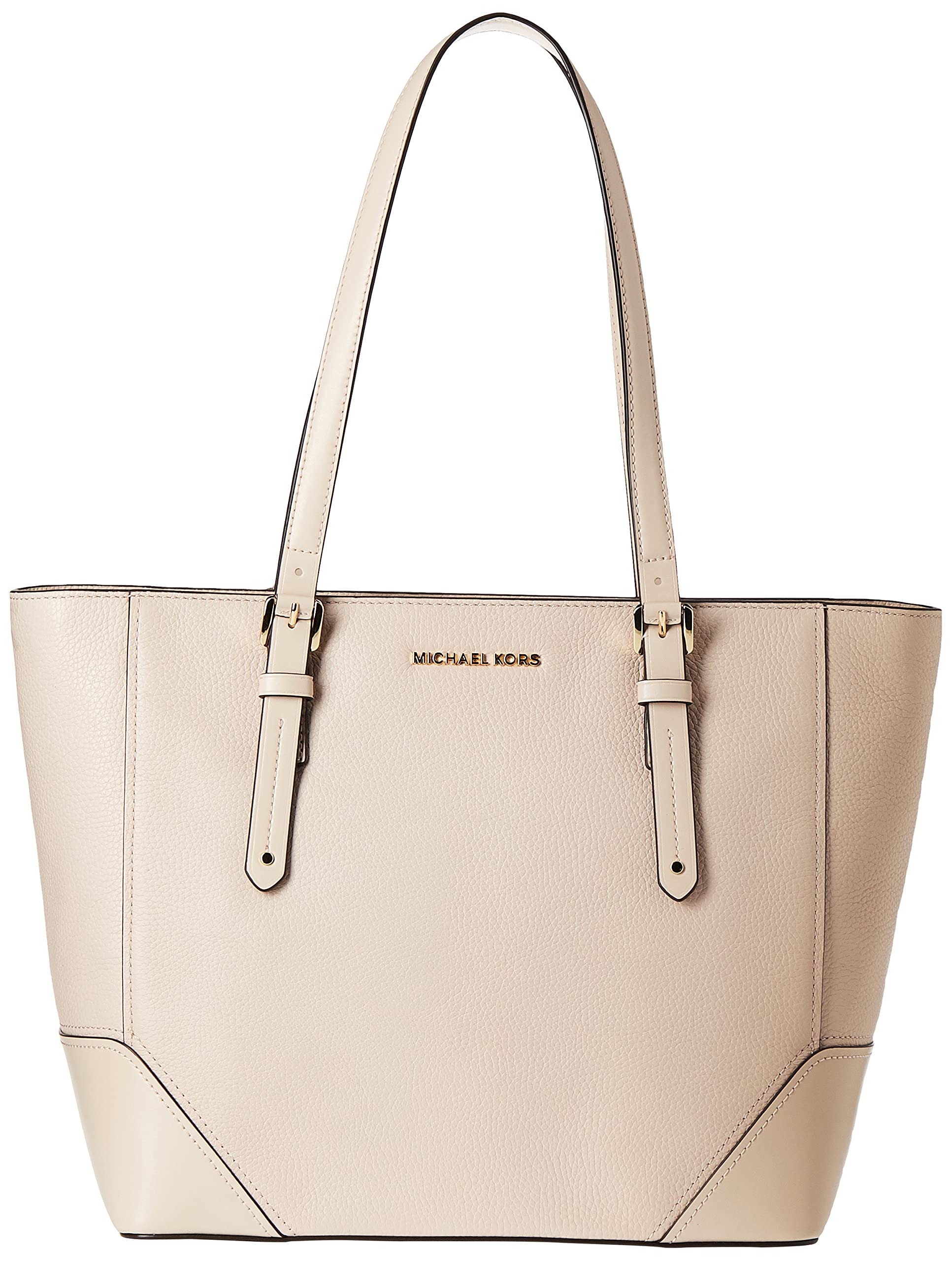 Michael Kors Women's Aria Top Zip Pebbled Leather Shoulder Tote Bag