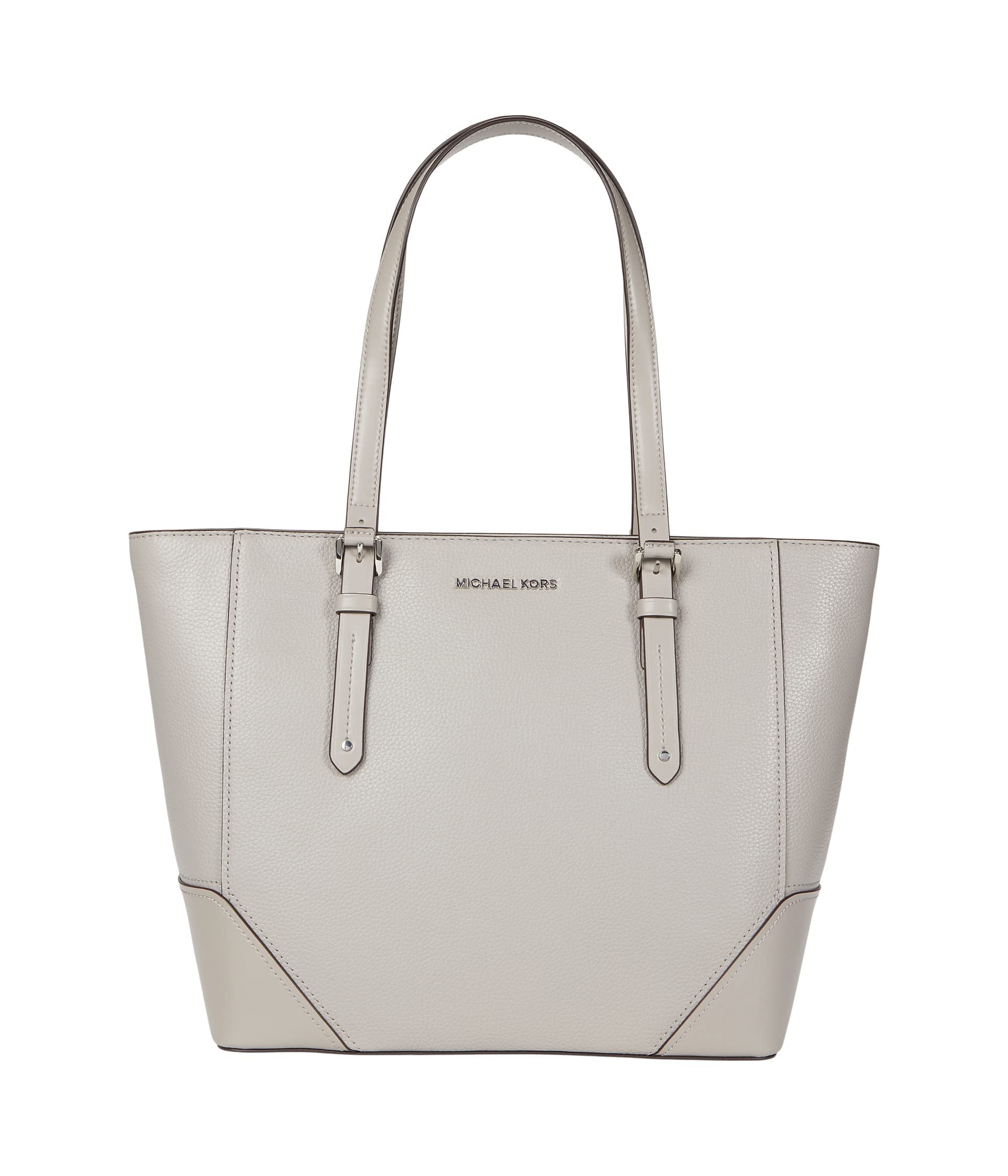 Michael Kors Women's Aria Top Zip Pebbled Leather Shoulder Tote Bag