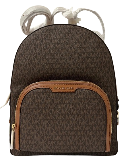 Michael Kors Women's Jaycee Zip Pocket MK Signature PVC Backpack