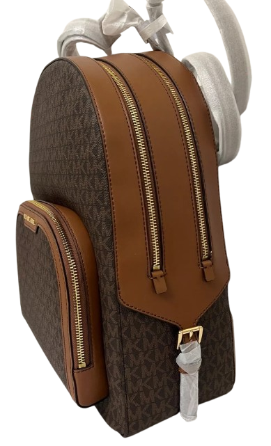 Michael Kors Women's Jaycee Zip Pocket MK Signature PVC Backpack