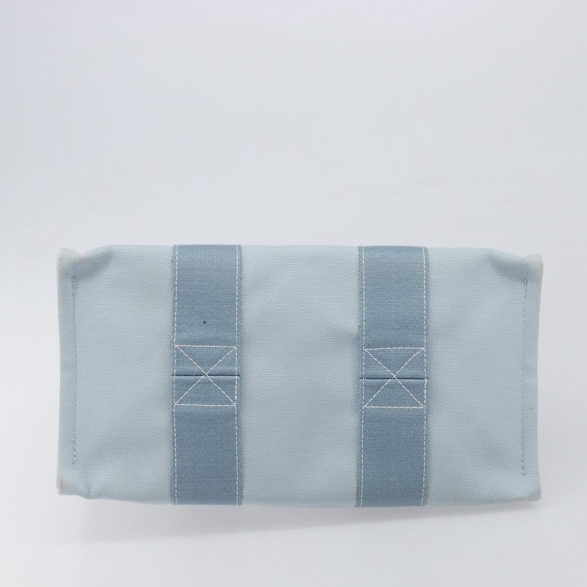Hermes Bora Bora Toile Blue Canvas Tote Bag Bag (Pre-Owned)