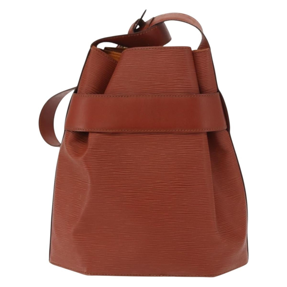 Louis Vuitton Vintage Sac D'epaule Epi Leather Brown Leather Shoulder Bag Bag (Pre-Owned)