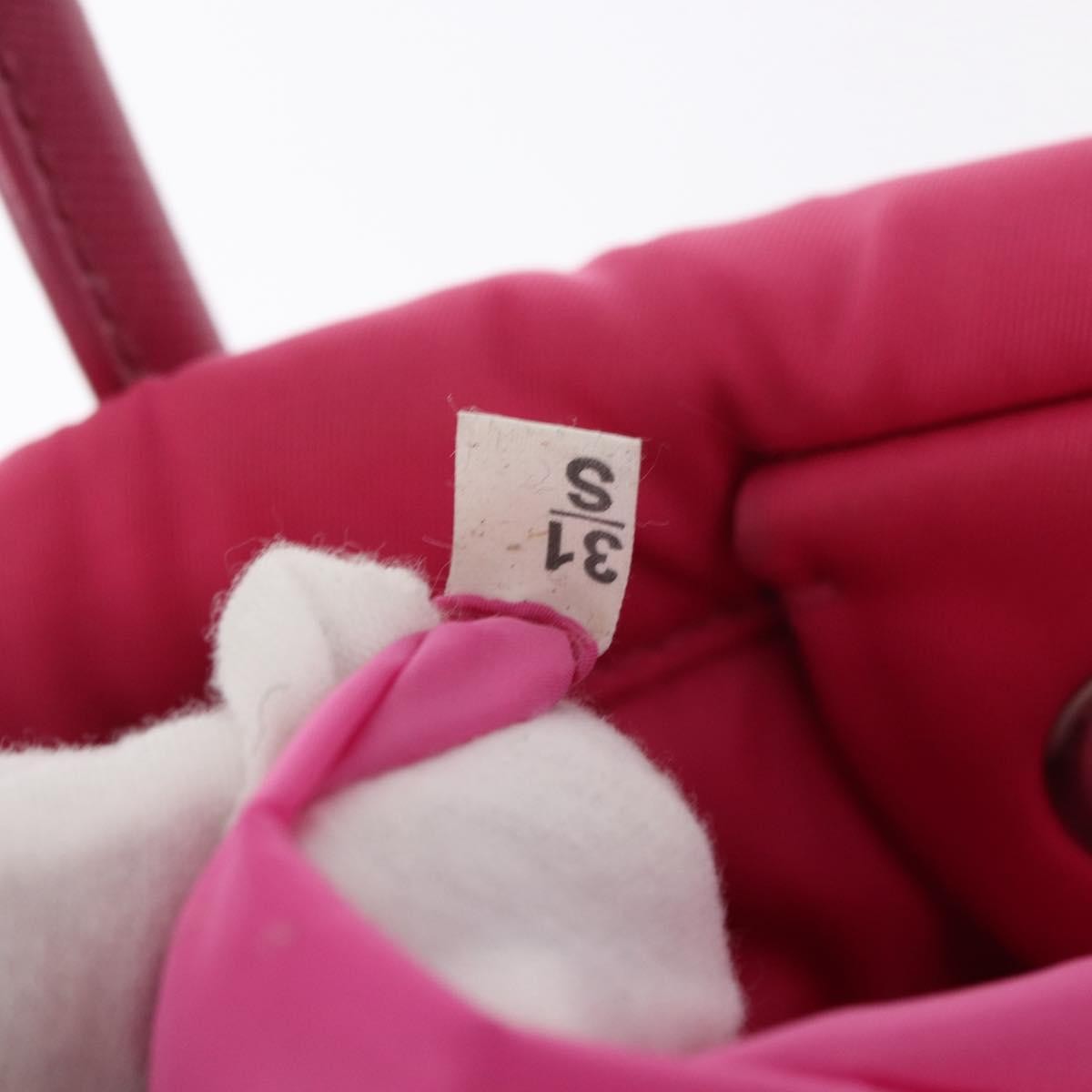 Prada Bomber Tessuto Pink Nylon Tote Bag Bag (Pre-Owned)