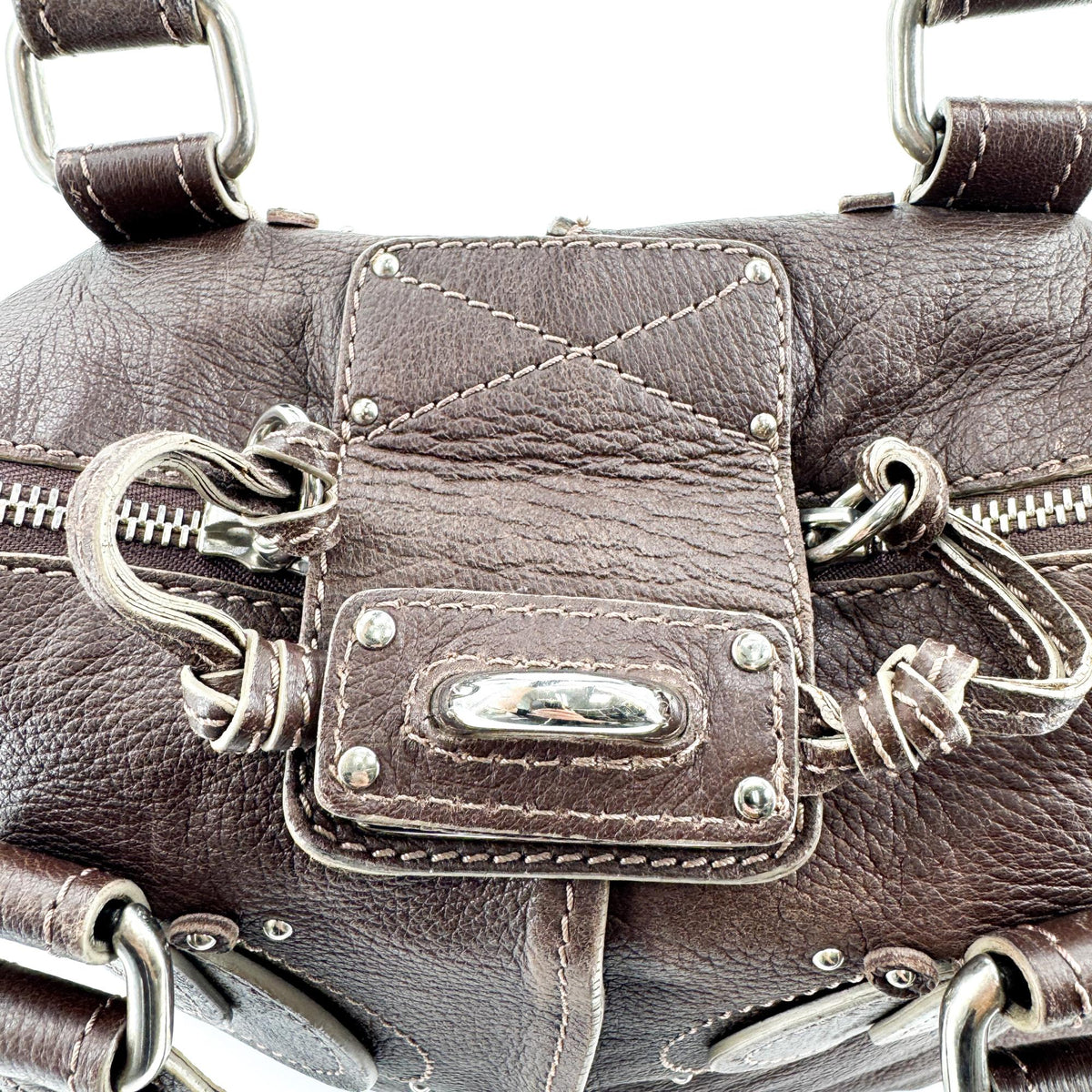 Chloe Paddington Leather Brown Leather Handbag (Pre-Owned)