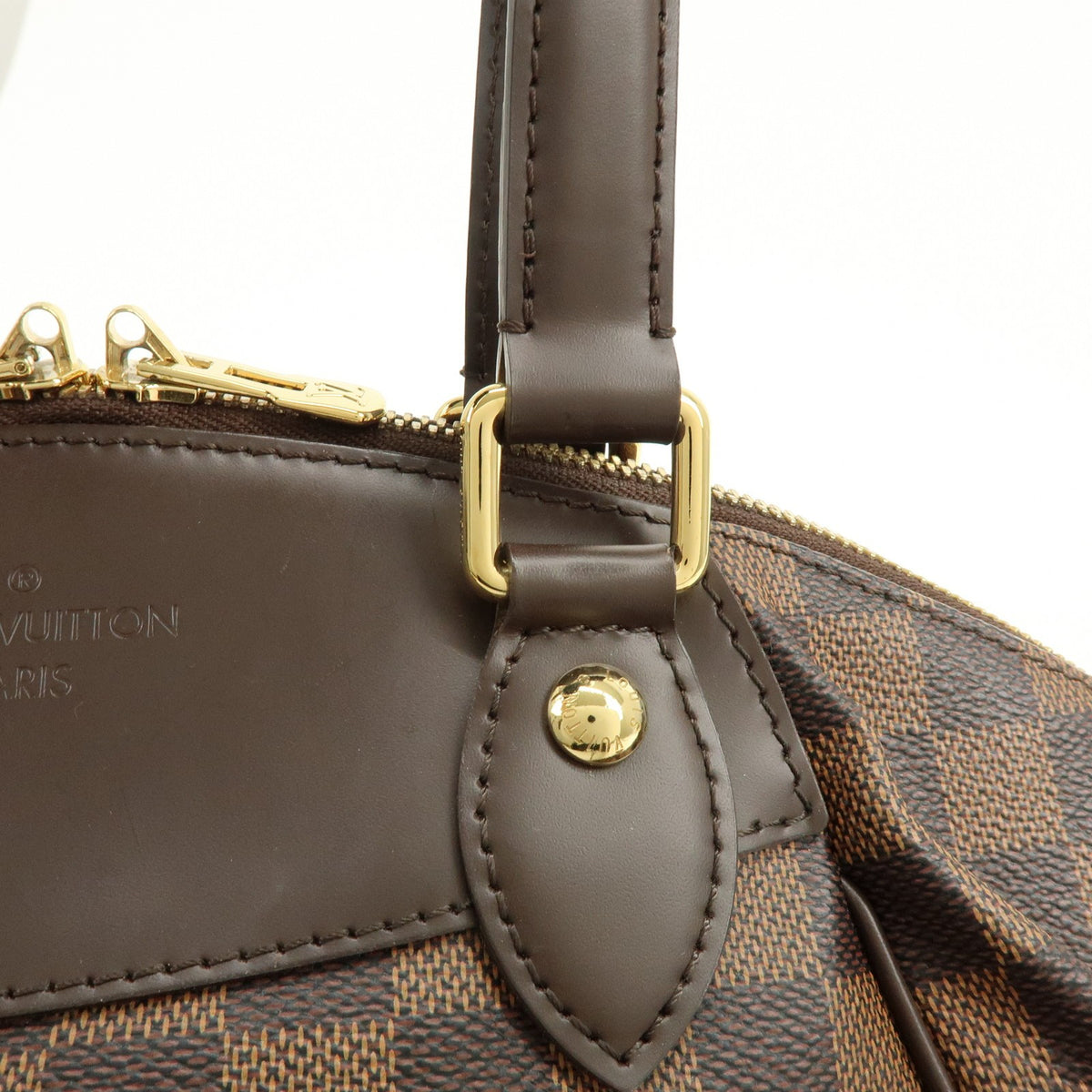 Louis Vuitton Verona Damier Brown Canvas Handbag (Pre-Owned)