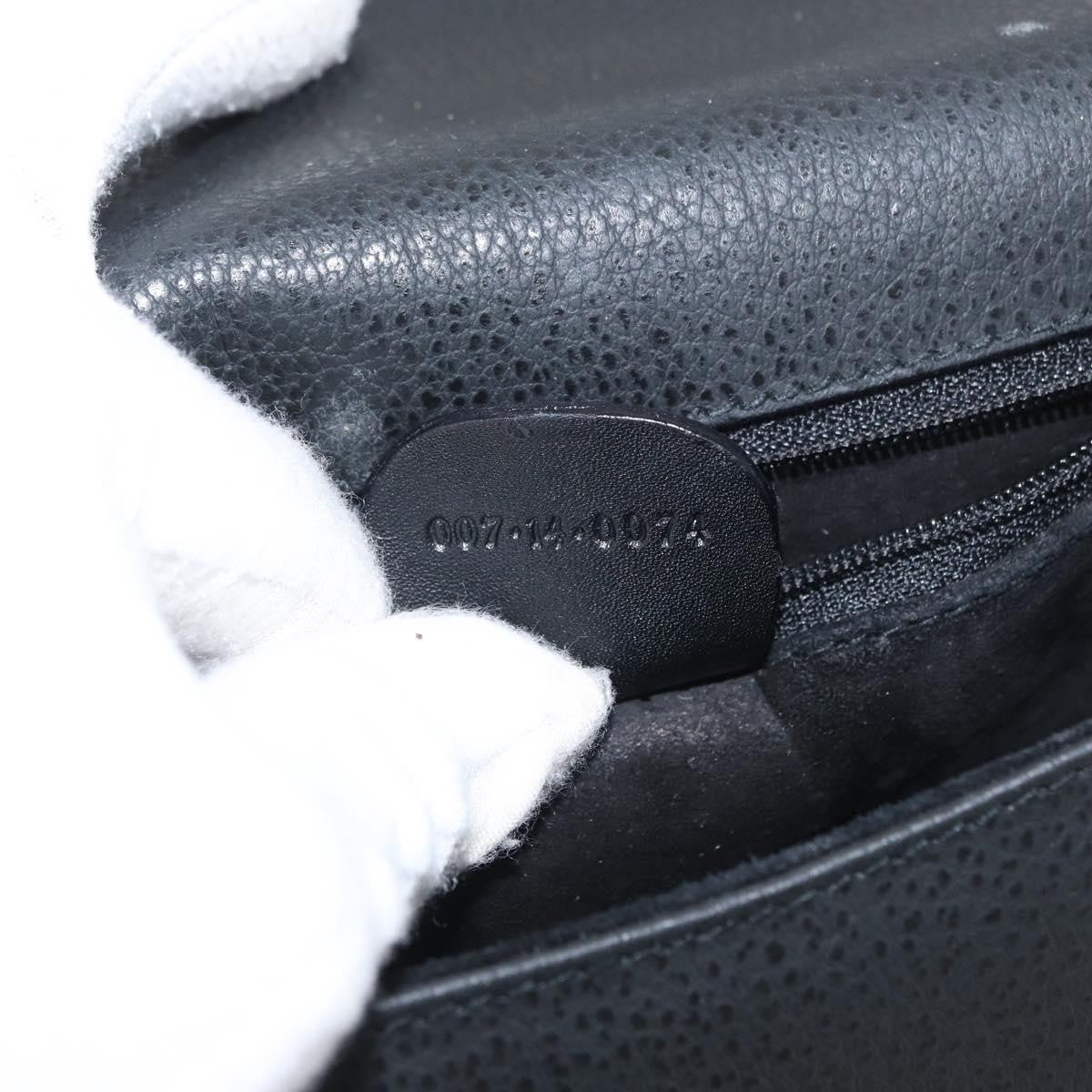 Gucci Vintage Leather Black Leather Shoulder Bag Bag (Pre-Owned)