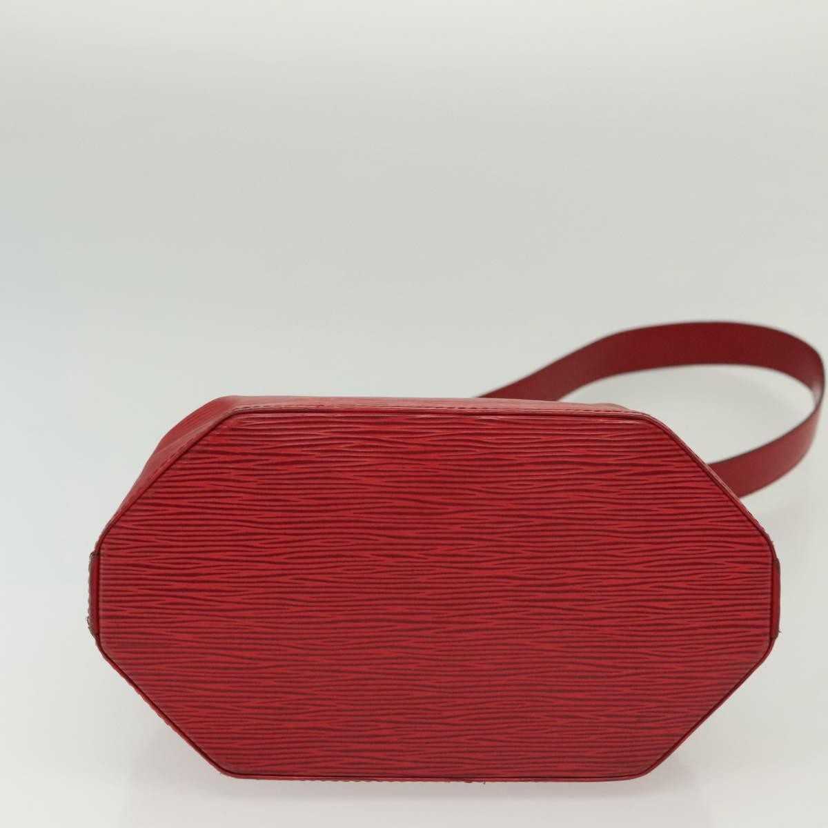 Louis Vuitton Vintage Sac D'epaule Epi Leather Red Leather Handbag (Pre-Owned)