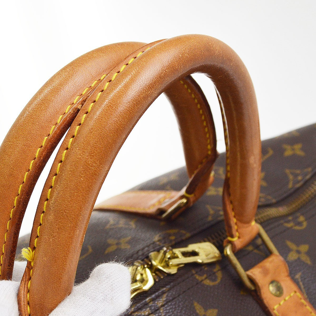 Louis Vuitton Keepall Monogram Canvas Brown Canvas Travel Bag Bag (Pre-Owned)